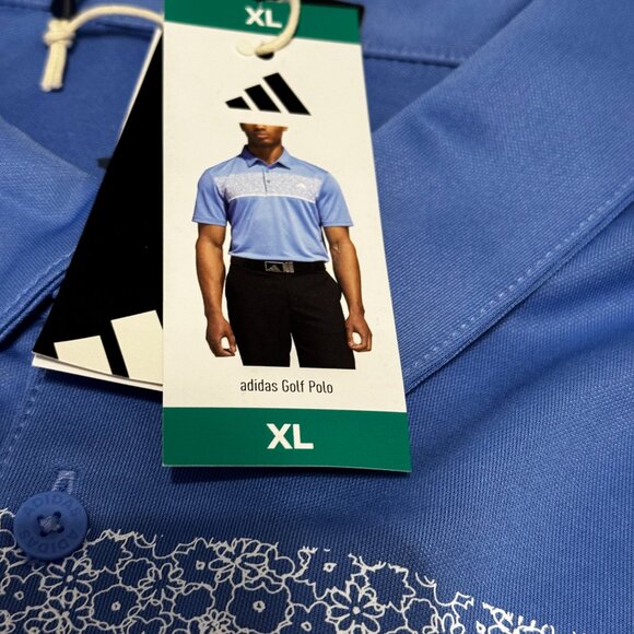 New Adidas Golf Polo Shirt X-Large - Picture 3 of 4
